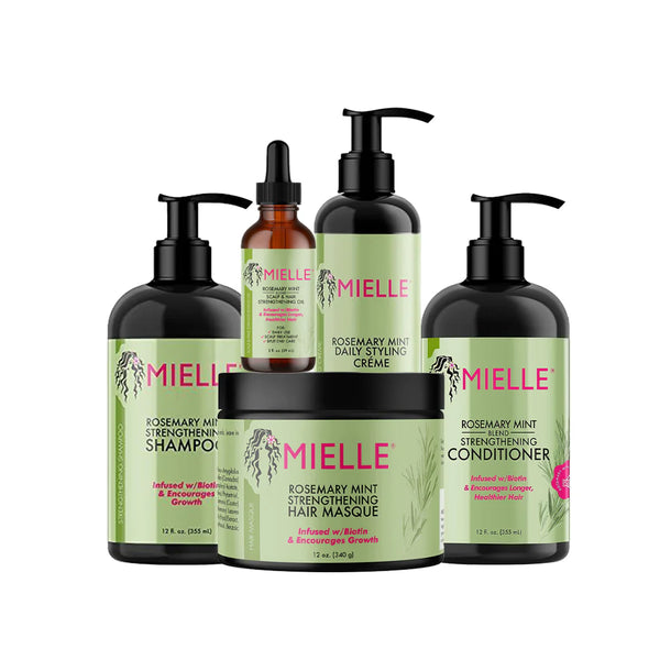 Miele Rosemary &amp; Mint Hair Care Set - 5 Pieces