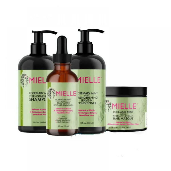 Miele Rosemary &amp; Mint Hair Care Set - 4 Pieces