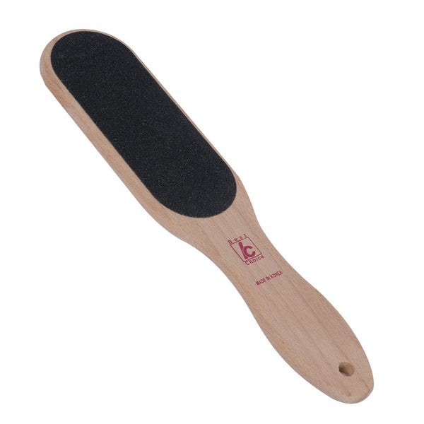 Double wooden foot file