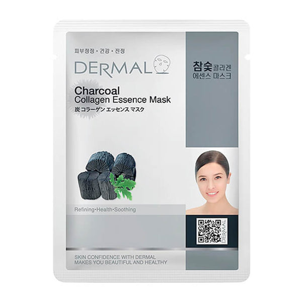 Charcoal mask with collagen extract from Dermal Korea - 1 piece