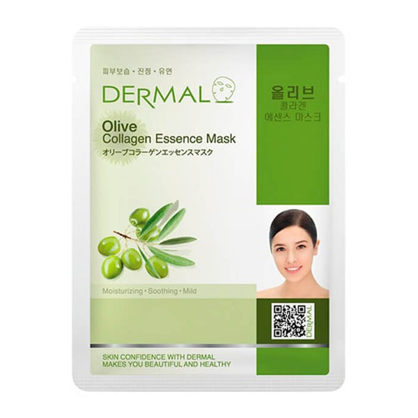 Olive mask with collagen extract from Dermal Korea - 1 piece