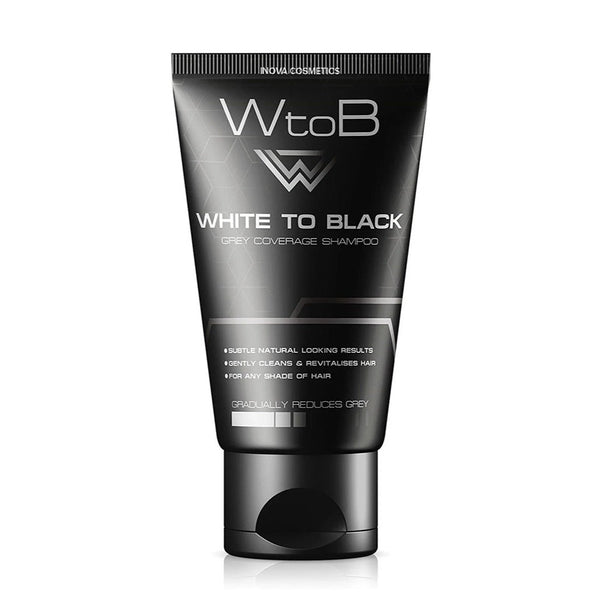 White to Black Darkening Shampoo for White Hair - 50ml