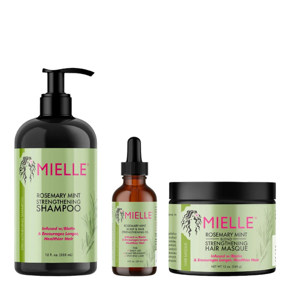 Miele Rosemary &amp; Mint Hair Care Set - 3 Pieces