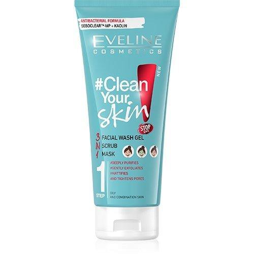 Eveline facial wash gel + cleanser + mask - 200 ml