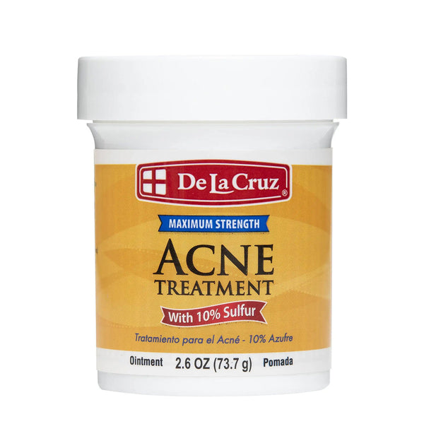 Sulfur ointment for acne treatment 10% from De La Cruz