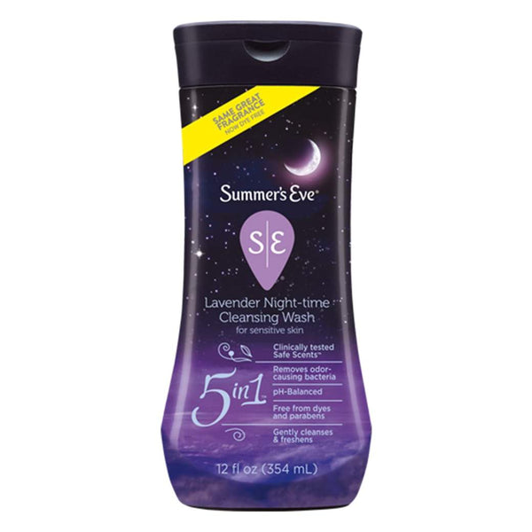 Summer's Eve Lavender Night Wash for Sensitive Area - 354 ml