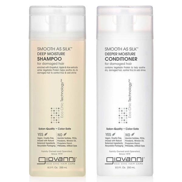 Giovanni Deep Moisturizing Shampoo and Conditioner - 2pcs