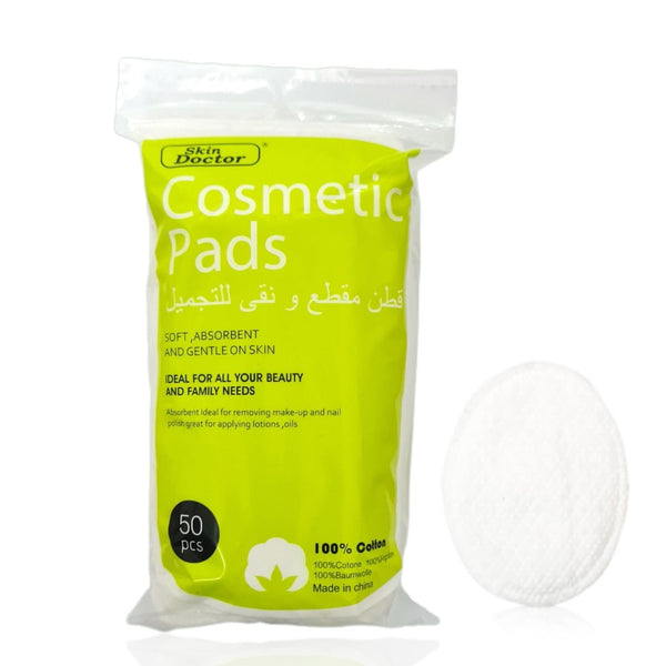 Oval cotton pads - 50 pieces