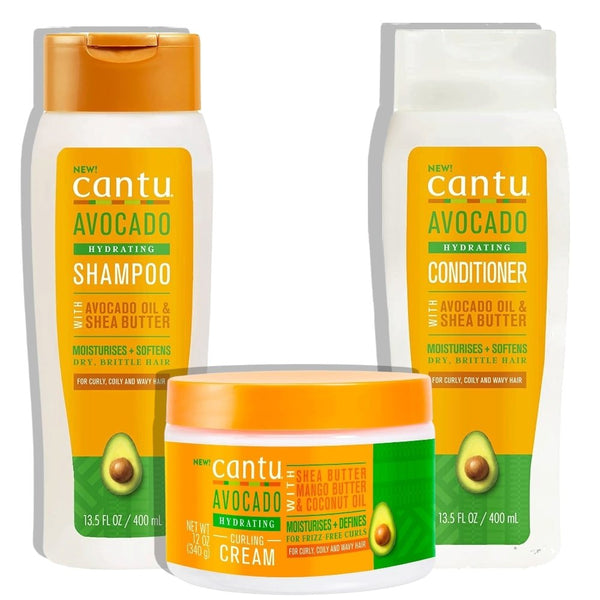 Cantu Avocado Frizz Repair Set - 3 Pieces