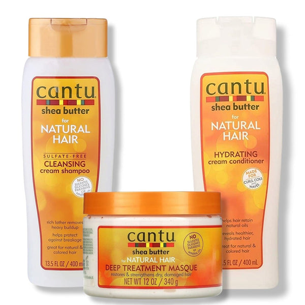 Cantu hair treatment and moisturizing set - 3 pieces