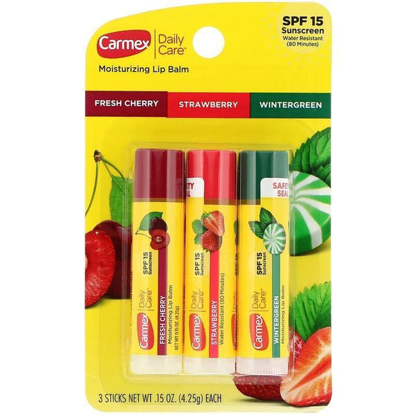 Lip balm, 3 different flavors - 4.25g per package