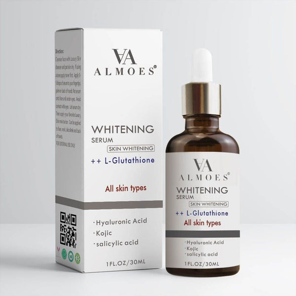 ALMOES L-Glutathione Serum for skin whitening and skin tone balance